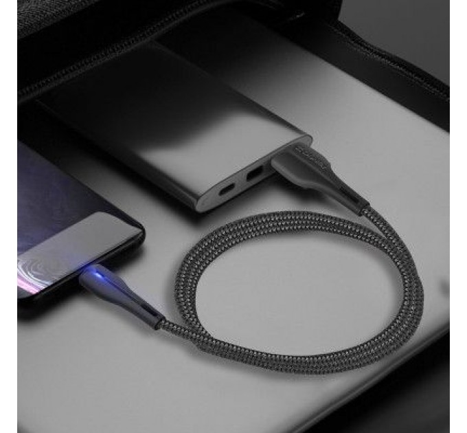 ColorWay Дата кабель USB 2.0 AM to Micro 5P 1.0m led black ColorWay (CW-CBUM034-BK)