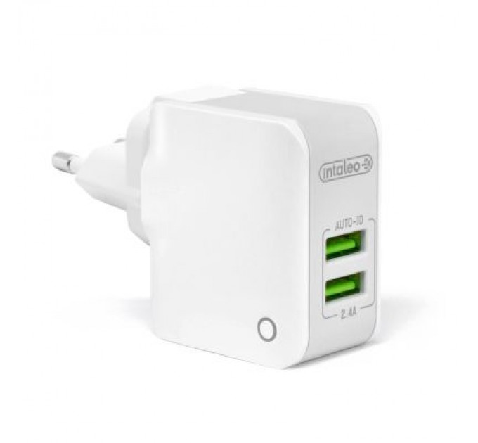 Intaleo Зарядний пристрій Intaleo TCA242 (2USB2,4A) (white) (1283126477492)