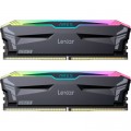 Lexar Модуль пам'яті для комп'ютера DDR5 32GB (2x16GB) 6000 MHz Ares RGB Black Lexar (LD5BU016G-R6000GDLA)