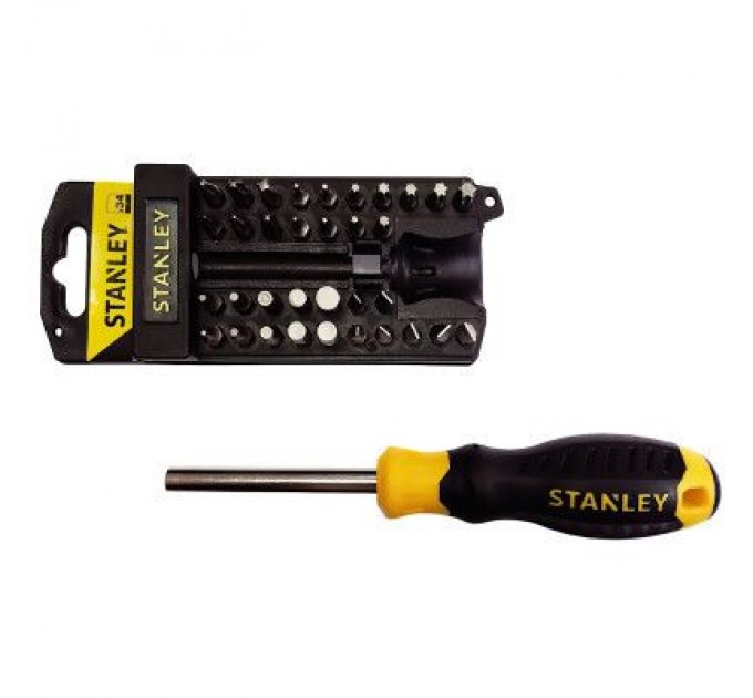 Stanley Набір викруток Stanley Multibit багатофункціональна з 34 насадками. (STHT0-70885)