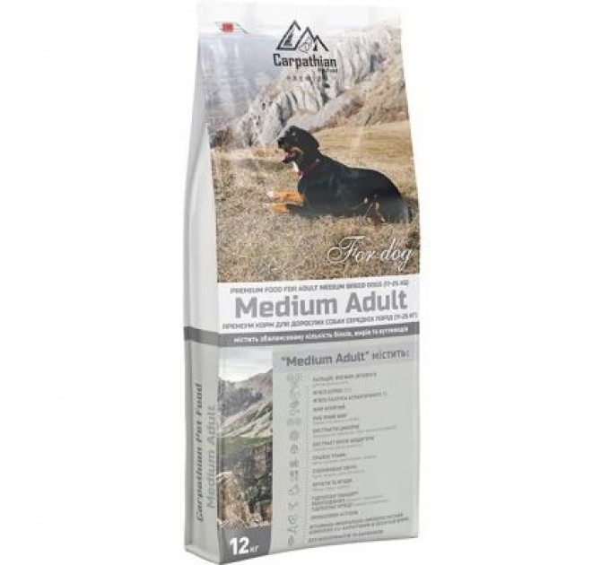 Carpathian Pet Food Сухий корм для собак Carpathian Pet Food Medium Adult 12 кг (4820111140695)