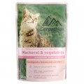 Carpathian Pet Food Вологий корм для кішок Carpathian Pet Food з макреллю і овочами в соусі 100 г (4820111141197)