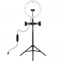 Puluz Набір блогера Puluz Ring USB LED lamp PKT3062B 11.8" + tripod 1.65 м (PKT3062B)