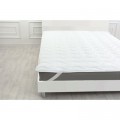 MirSon Наматрацник MirSon Eco Light №1712 EcoSilk Air-Soft звичайний на резинці по кутах White 180x200 см (2200002888349)