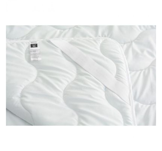 MirSon Наматрацник MirSon Eco Light №1712 EcoSilk Air-Soft звичайний на резинці по кутах White 180x200 см (2200002888349)