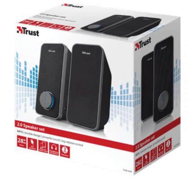 Trust Акустична система Trust Arys 2.0 speaker set USB (20179)