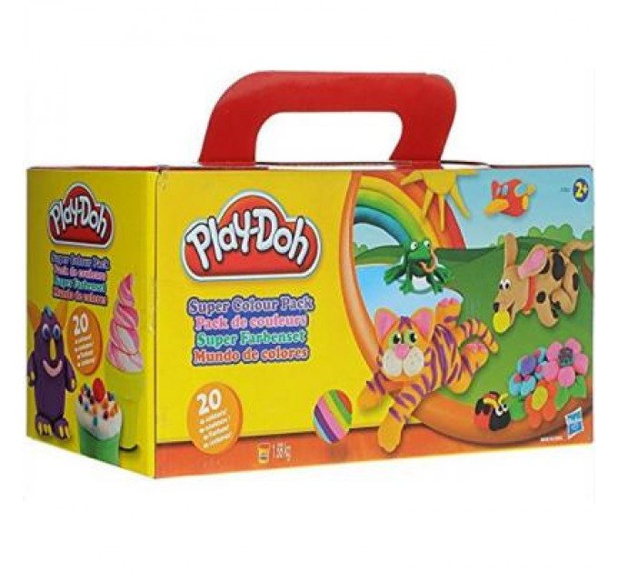 Hasbro Набір для творчості Hasbro Play-Doh Пластилин 20 баночек (A7924)