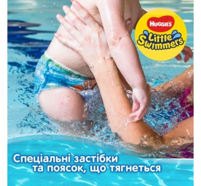 Huggies Підгузки Huggies Little Swimmer 3-4 (7-15 кг) 12 шт (36000183399)