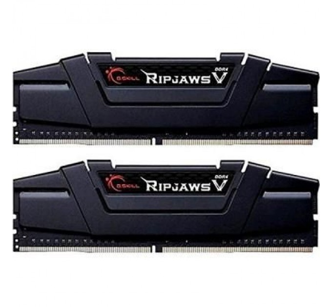 Модуль пам'яті для комп'ютера DDR4 16GB (2x8GB) 3200 MHz Ripjaws V G.Skill (F4-3200C16D-16GVKB)