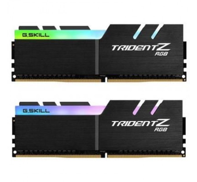 Модуль пам'яті для комп'ютера DDR4 32GB (2x16GB) 3200 MHz TridentZ RGB Black G.Skill (F4-3200C16D-32GTZR)