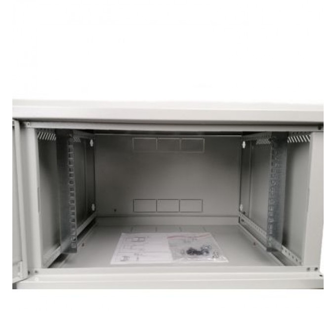 Eserver Шафа настінна Eserver 12U 600х600х637 (Ш*Г*В), скло (ES-Е1260G)