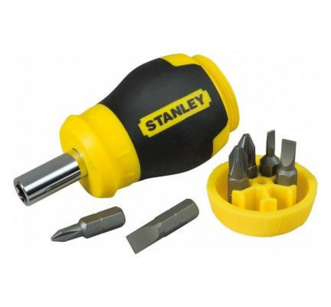 Stanley Набір викруток Stanley Multibit Stubby з 6 змінними бітами (0-66-357)