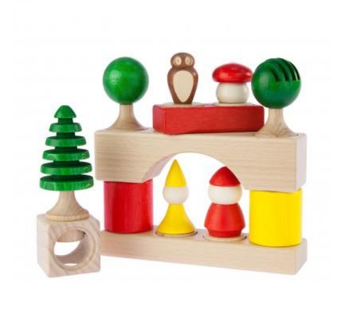 Nic Конструктор Nic cubio деревянный 17 эл. (NIC2115)