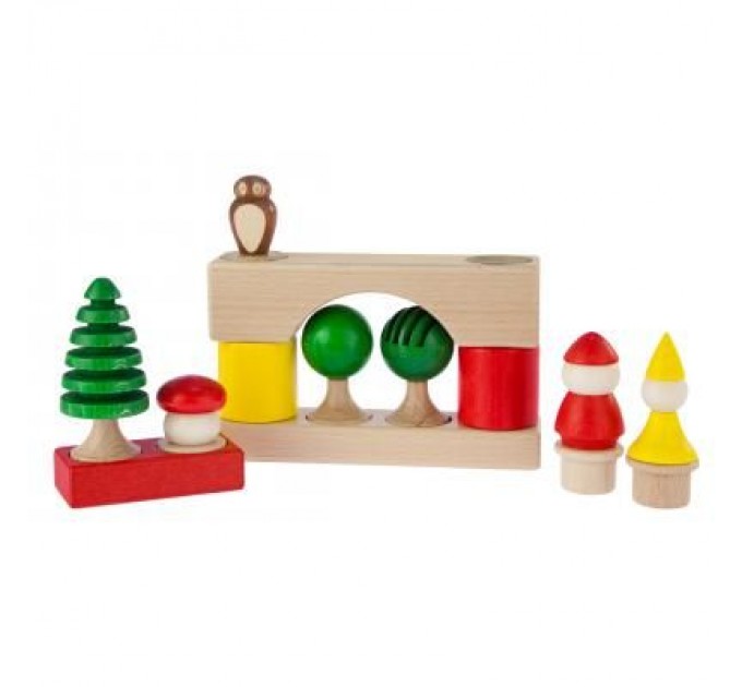 Nic Конструктор Nic cubio деревянный 17 эл. (NIC2115)