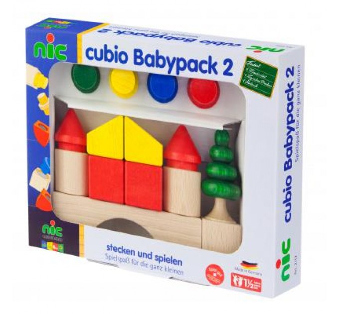 Nic Конструктор Nic cubio деревянный 19 эл. (NIC2112)