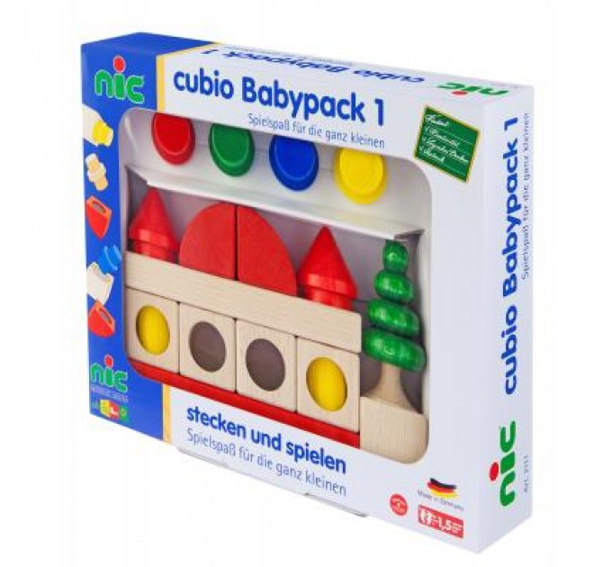 Nic Конструктор Nic cubio деревянный 20 эл. (NIC2111)