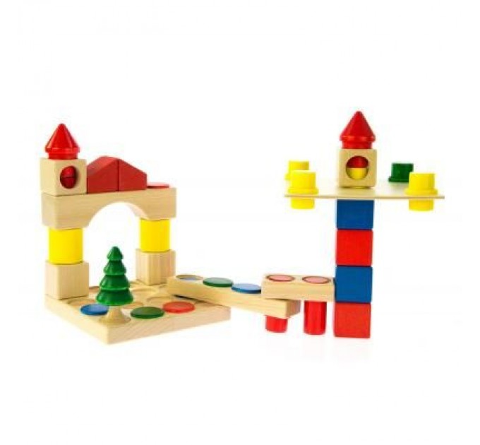 Nic Конструктор Nic cubio деревянный 44 эл. (NIC2101)