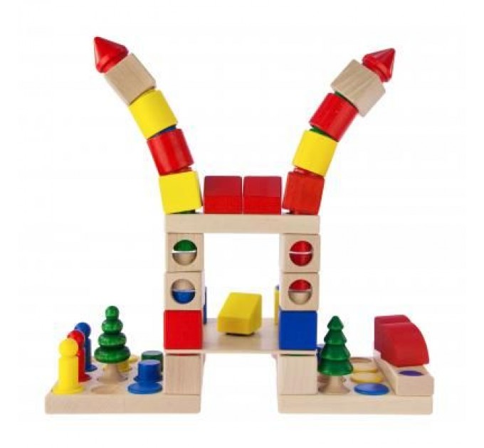 Nic Конструктор Nic cubio деревянный 96 эл. (NIC2102)