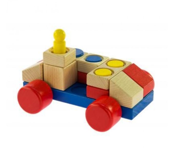 Nic Конструктор Nic cubio деревянный Машинка (NIC2141)