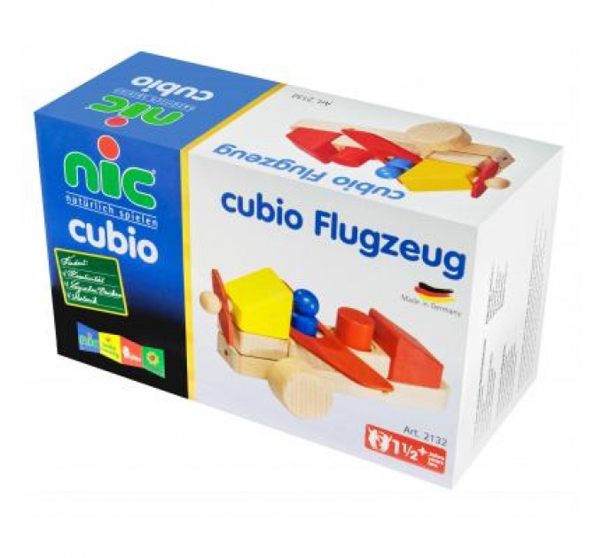 Nic Конструктор Nic cubio деревянный Самолет (NIC2132)