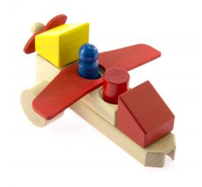 Nic Конструктор Nic cubio деревянный Самолет (NIC2132)