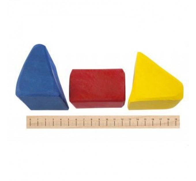 Nic Конструктор Nic деревянный Большой цветной 17 эл. (NIC523287)