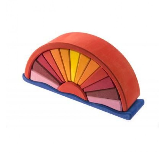 Nic Конструктор Nic деревянный Восход красный (NIC523321)