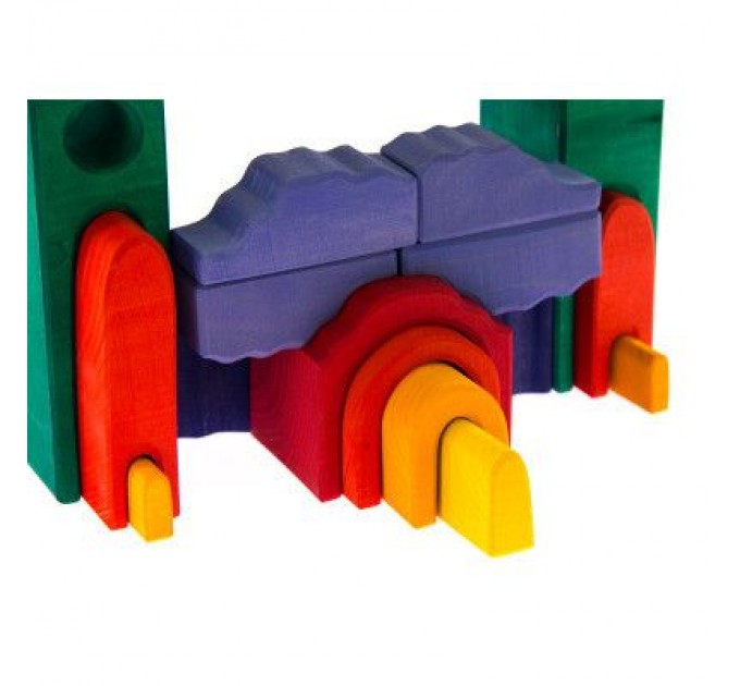 Nic Конструктор Nic деревянный Все в замке зеленый (NIC523269)