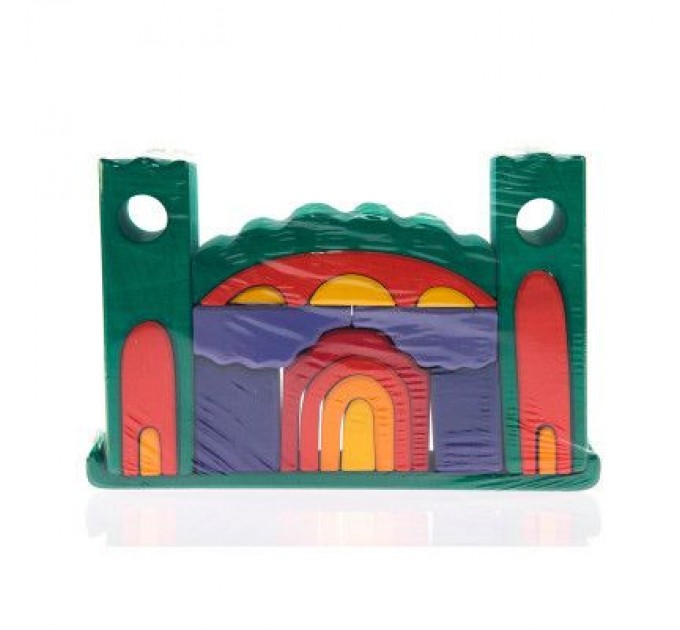 Nic Конструктор Nic деревянный Все в замке зеленый (NIC523269)