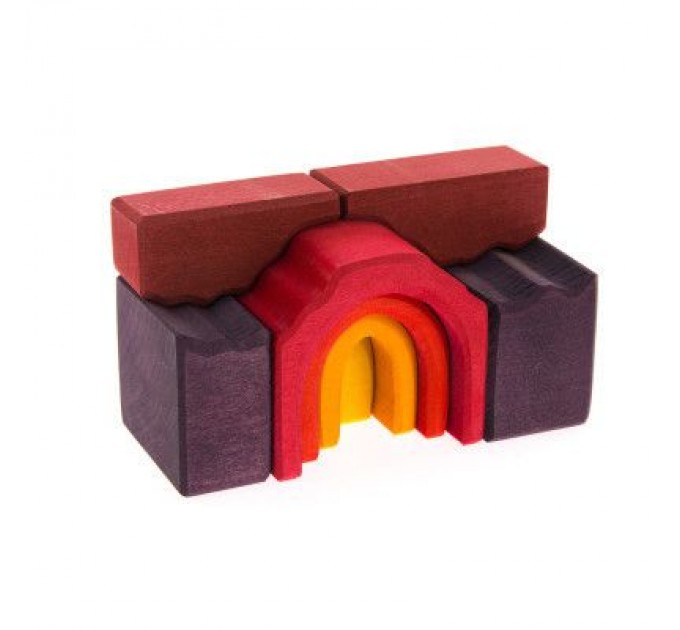 Nic Конструктор Nic деревянный Все в замке синий (NIC523268)