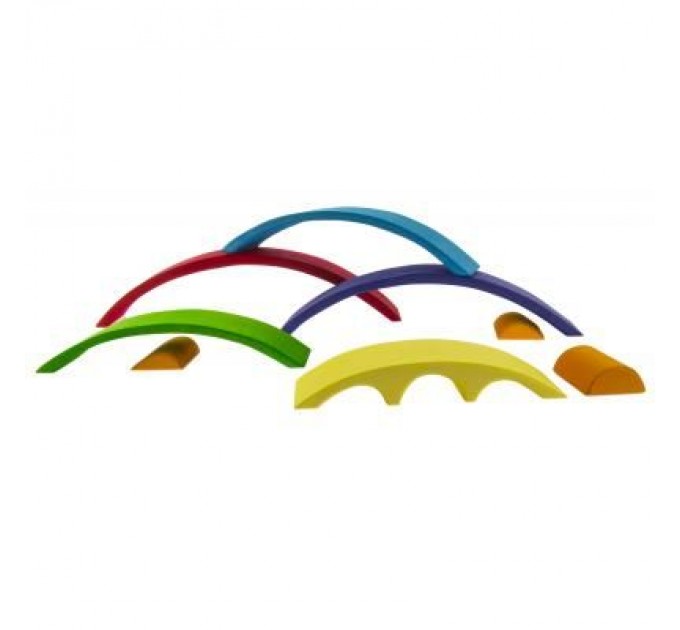 Nic Конструктор Nic деревянный Мост радужный (NIC523332)