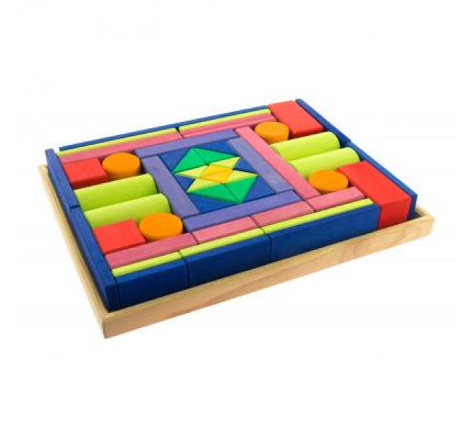 Nic Конструктор Nic деревянный Прованс большой 53 эл. (NIC523305)