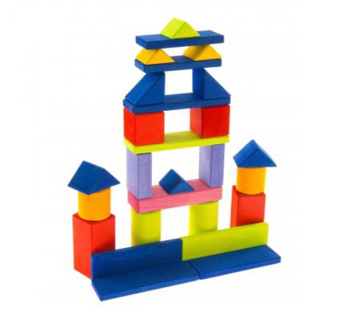 Nic Конструктор Nic деревянный Прованс маленький 27 эл. (NIC523306)