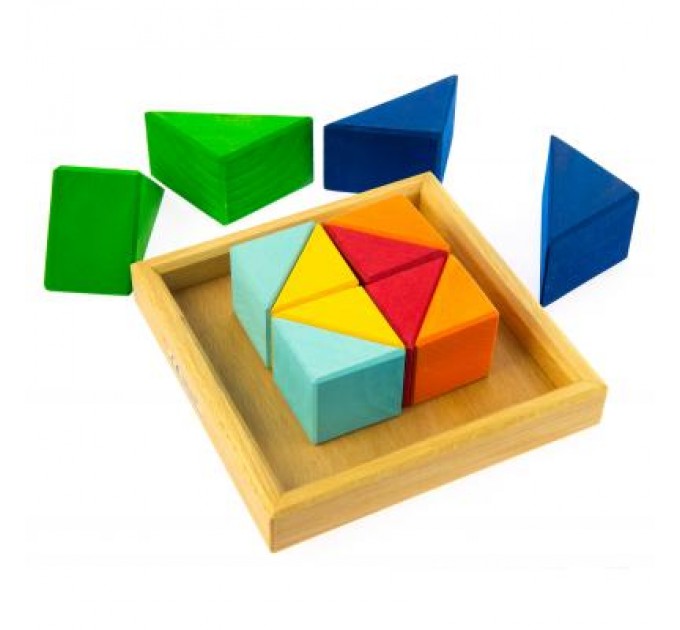 Nic Конструктор Nic деревянный Разноцветный треугольник (NIC523345)