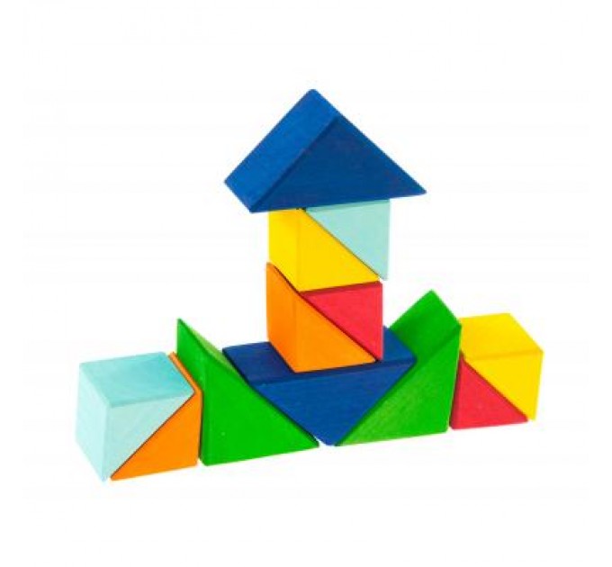 Nic Конструктор Nic деревянный Разноцветный треугольник (NIC523345)