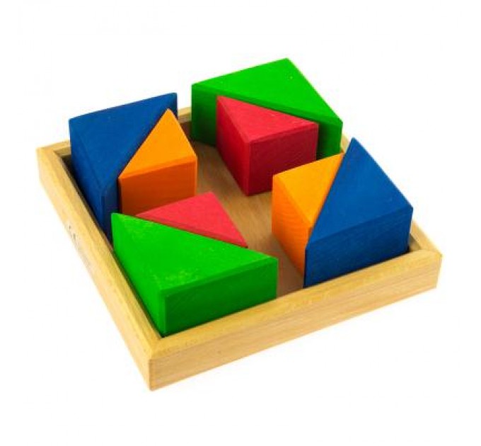 Nic Конструктор Nic деревянный Разноцветный треугольник (NIC523345)