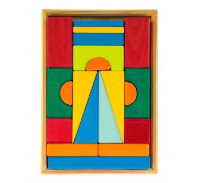 Nic Конструктор Nic деревянный Тоскана маленький 20 эл. (NIC523311)