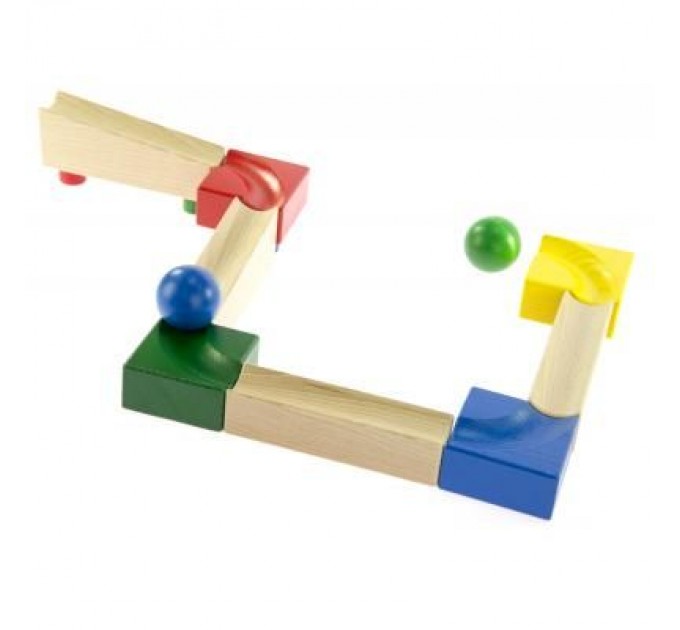 Nic Конструктор Nic деревянный Шариковая дорога Начальный набор (NIC2180)