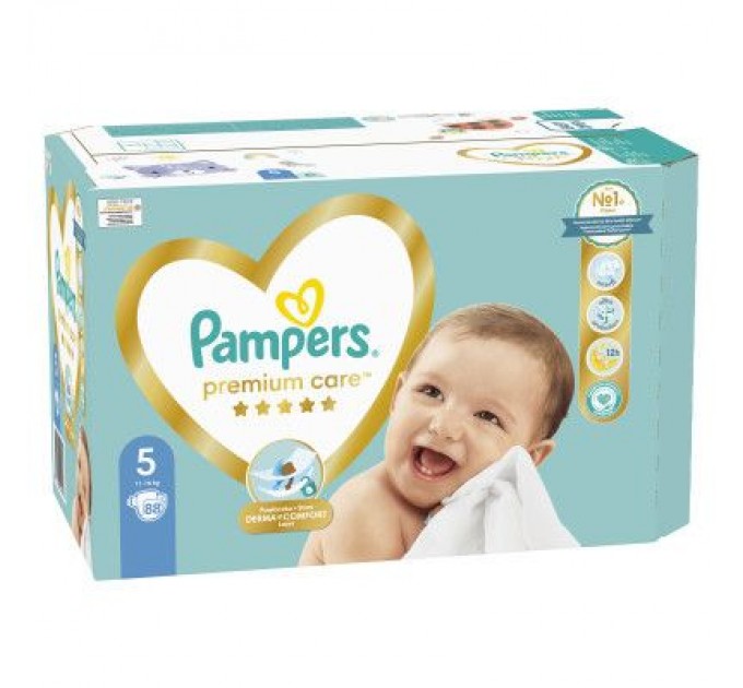 Pampers Підгузки Pampers Premium Care Junior 5 (11-16 кг) 88шт (4015400541813)