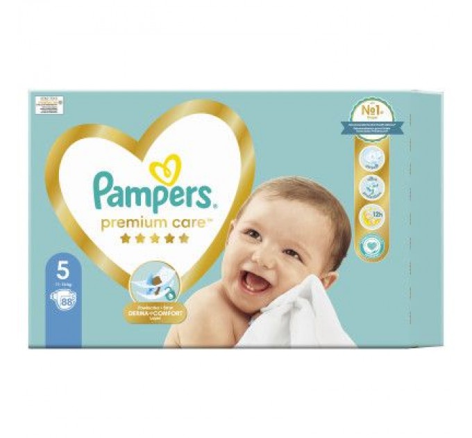 Pampers Підгузки Pampers Premium Care Junior 5 (11-16 кг) 88шт (4015400541813)