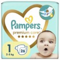 Pampers Підгузки Pampers Premium Care Розмір 1 (2-5 кг) 26 шт (8001841104614)