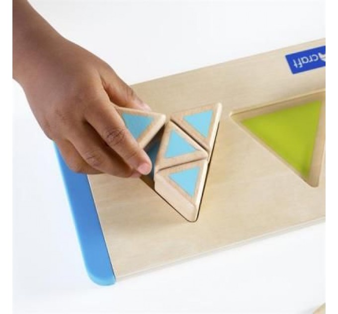 Guidecraft Розвиваюча іграшка Guidecraft Сортер Manipulatives Трикутники (G6745)