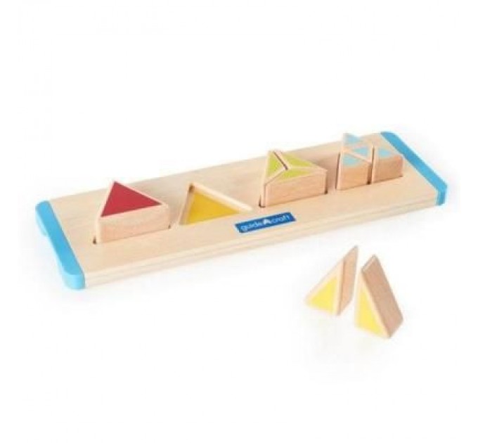 Guidecraft Розвиваюча іграшка Guidecraft Сортер Manipulatives Трикутники (G6745)