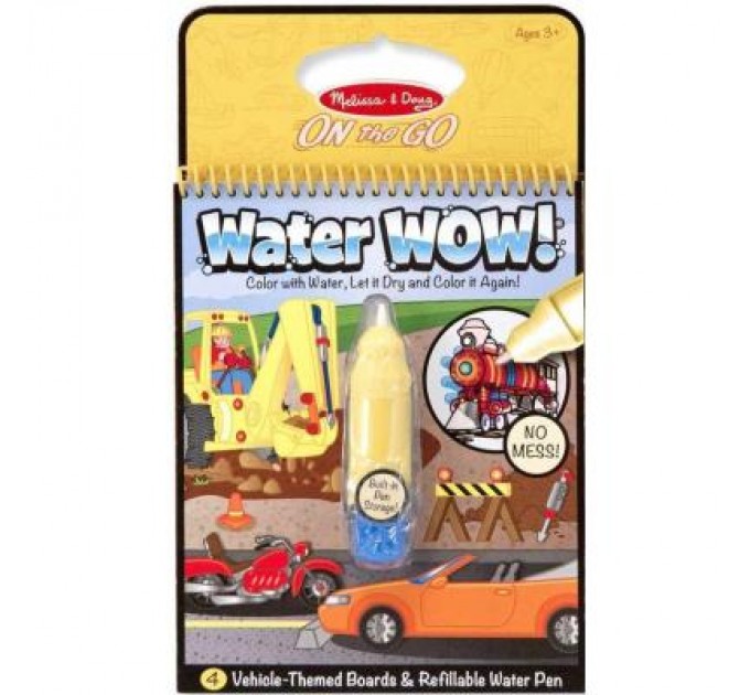 Melissa&Doug Набір для творчості Melissa&Doug Чарівна водна розмальовка Транспорт (MD15375)