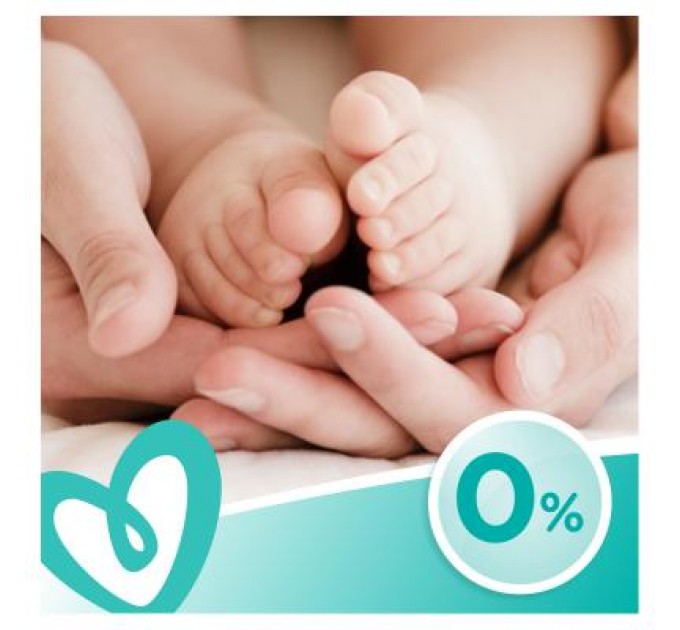 Pampers Дитячі вологі серветки Pampers Sens 80 шт (8001841041421)