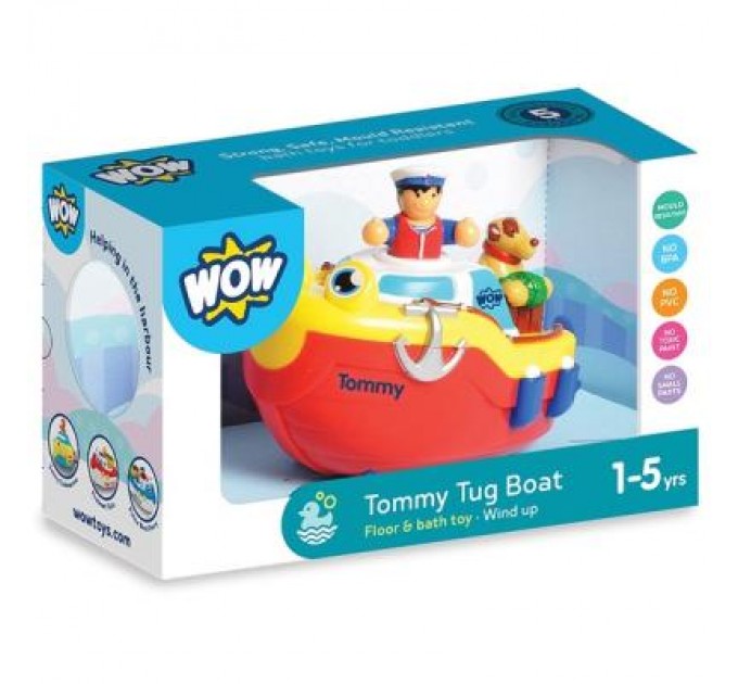 Wow Toys Іграшка для ванної Wow Toys Буксир Томмі (04000)