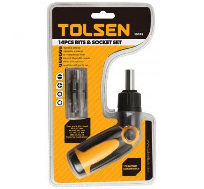 Tolsen Набір викруток Tolsen храпова з нахилом 14 біт (20040)