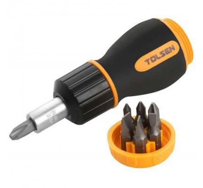 Tolsen Набір викруток Tolsen храпова коротка 7 біт (20033)