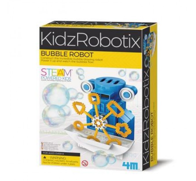 Набір для експериментів 4М Робот-мильні бульбашки (00-03423)