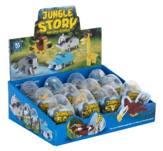 Конструктор Mindbox JUNGLE STORY в яйце в асорт (K31A)